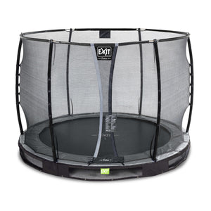 EXIT Elegant Premium ground trampoline ø427cm with Deluxe safety net