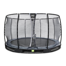Load image into Gallery viewer, EXIT Elegant Premium ground trampoline ø366cm with Deluxe safety net
