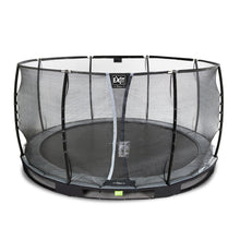 Load image into Gallery viewer, EXIT Elegant Premium ground trampoline ø366cm with Deluxe safety net
