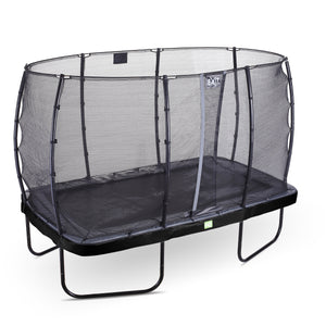 EXIT Elegant trampoline 244x427cm with Economy safetynet