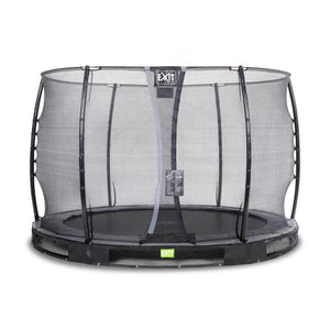 EXIT Elegant ground trampoline ø366cm with Economy safety net