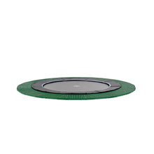 Load image into Gallery viewer, EXIT Dynamic ground level trampoline ø427cm with Freezone safety tiles - black
