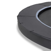 Load image into Gallery viewer, EXIT Dynamic ground level trampoline ø305cm with Freezone safety tiles - black
