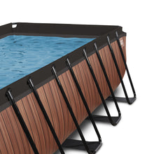 Load image into Gallery viewer, EXIT Wood pool 400x200x122cm, 540x250x122cm with filter pump - brown
