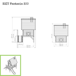 EXIT Fantasia 300 wooden playhouse