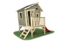 Load image into Gallery viewer, EXIT Crooky 300 wooden playhouse - grey-beige
