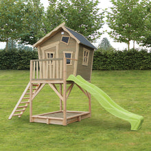 Load image into Gallery viewer, EXIT Crooky 700 wooden playhouse - grey-beige
