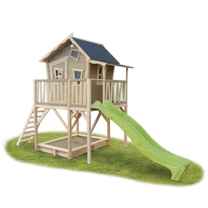 EXIT Crooky 750 wooden playhouse - grey-beige