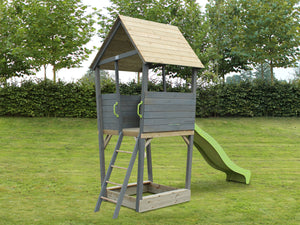 EXIT Aksent wooden play tower - grey