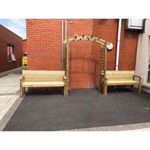Buddy Arch Garden Benches for 4