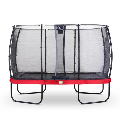 EXIT Elegant trampoline 214x366cm with Economy safetynet