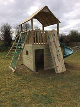 Load image into Gallery viewer, Miami Climbing Frame with Swings &amp; Spiral Slide
