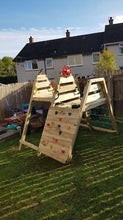 Load image into Gallery viewer, Mini Rockies - Climbing Wall, Slide &amp; Cargo Net
