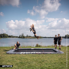 Load image into Gallery viewer, BERG Ultim Pro Bouncer FlatGround Trampoline 16.5 Ft + Safety Net DLX XL

